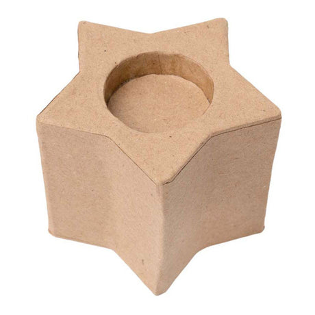 Färbungen dekorieren Sie Ihre eigenen Teelichthalter Stern, 6 Stk.