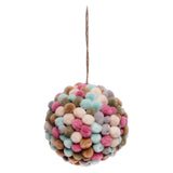 Colorations - Pappmaché-Kugelornamente, 6 Stk.