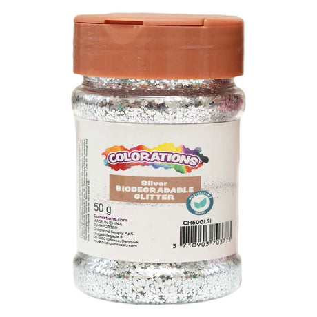 Colorationen - biologisch abbaubares Glitzersilber - 50g