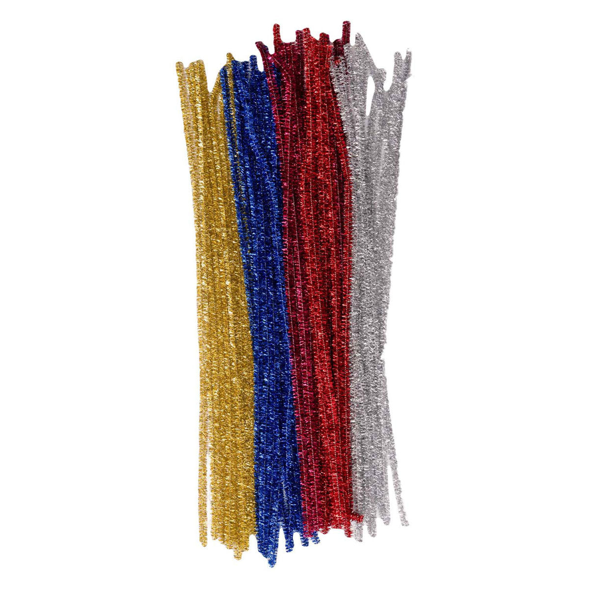Colorationen - Glitzer-Chenilledraht, 50 Stk.