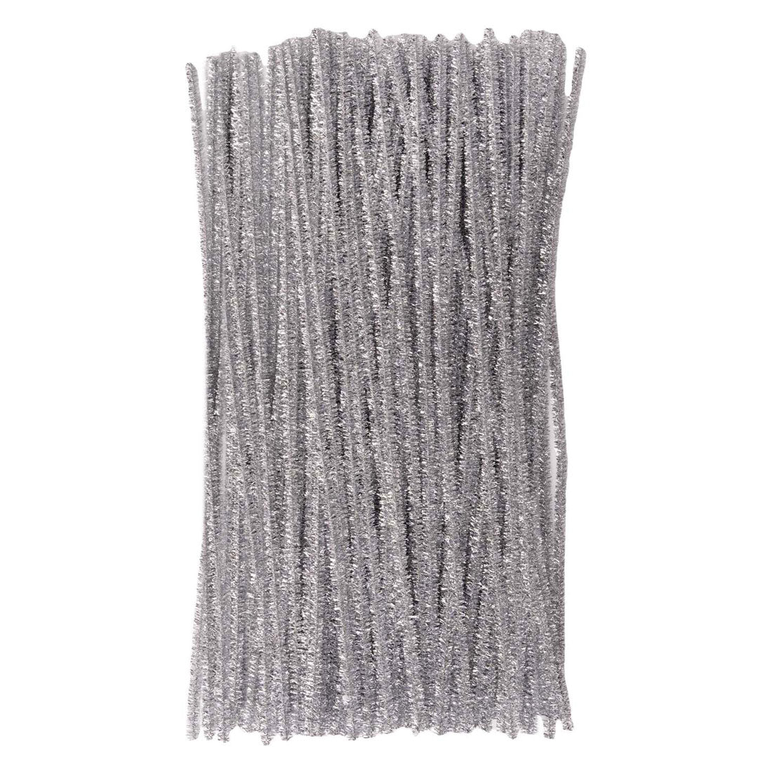 Colorationen - silbermetallischer Chenilledraht, 100 Stk.