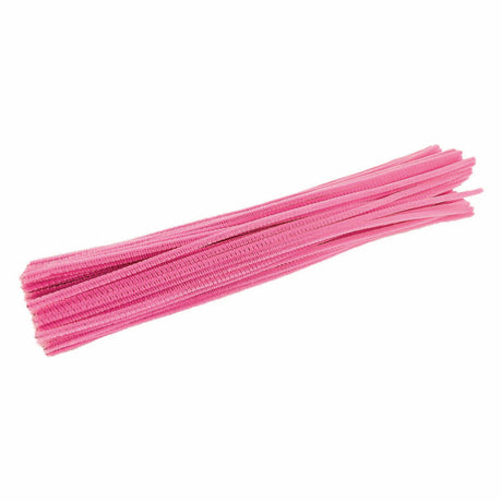 Färbungen - rosa Chenilledraht, 100 Stk.