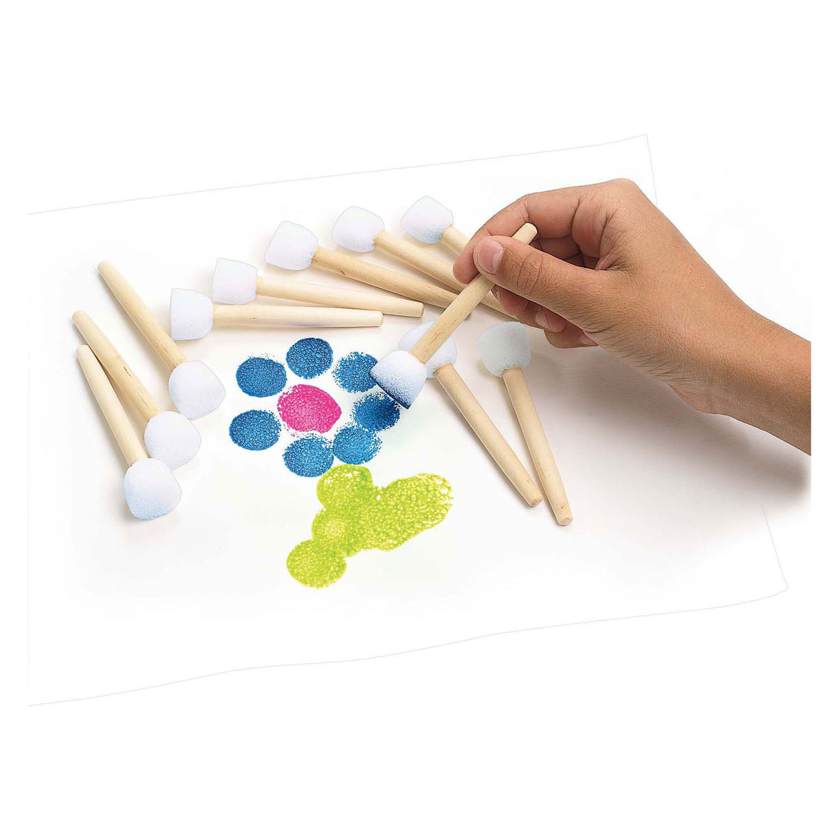 Colorationen - Paint-a-Dot-Pinsel, 12 Stk.
