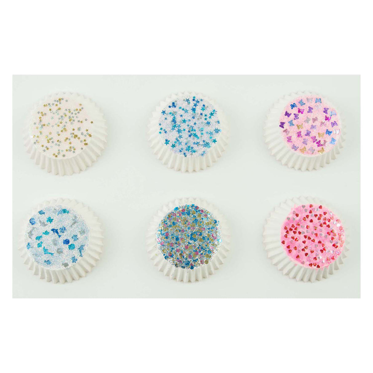 Colorationen - Konfetti-Glitzerkleber 118 ml, 6 Stk.