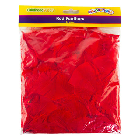 Färbungen - rote Federn, 25 Gramm