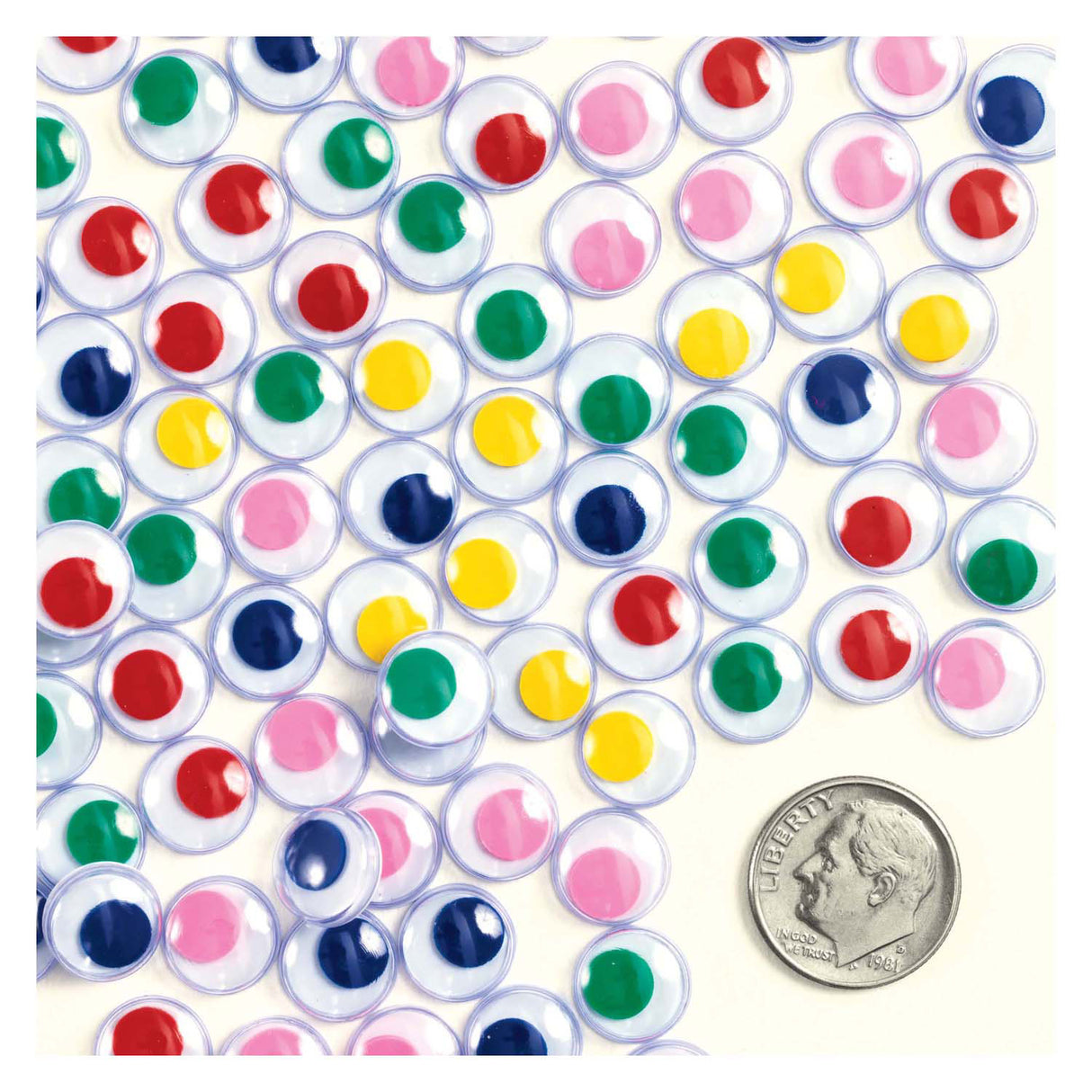 Colorationen - farbige Kulleraugen, 1000 Stück.