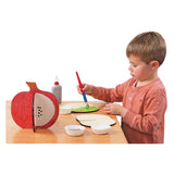 Colorations – Bauen Sie Ihren eigenen 3D-Holzkürbis, 6 Teile.
