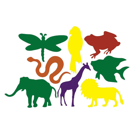 Colorations - Kratzfiguren Tierformen - 48 Stk.