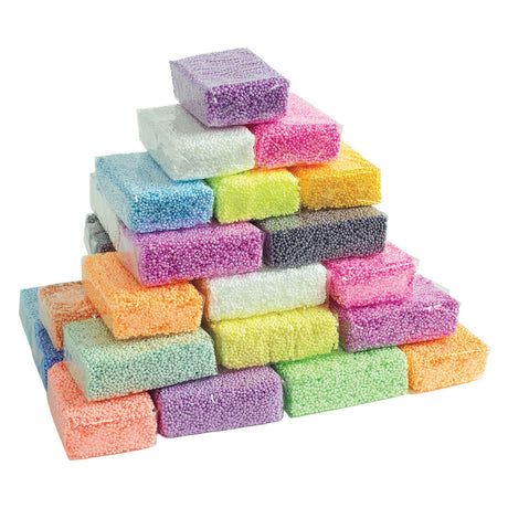 Färbungen – Modellierschaum-Perlenton – 36er-Set