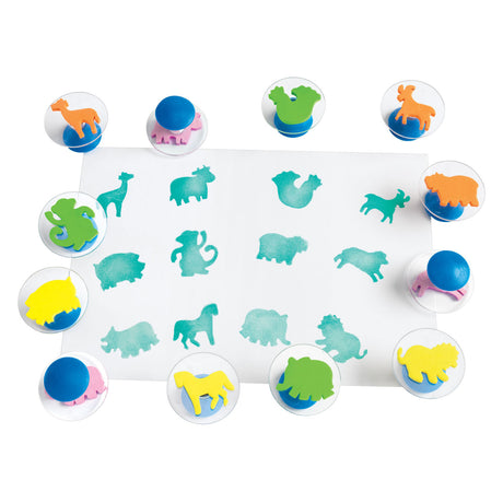 Colorations - dierenstempels - 12st.
