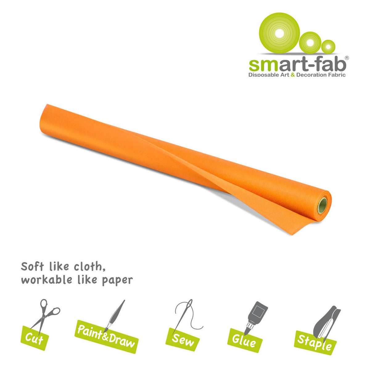 Smart Fab Rolle 0,61 x 5,5 m – Orange