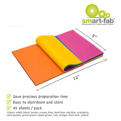 Smart-Fab-Blätter 22,9 x 30,5 cm – 45 Stk.