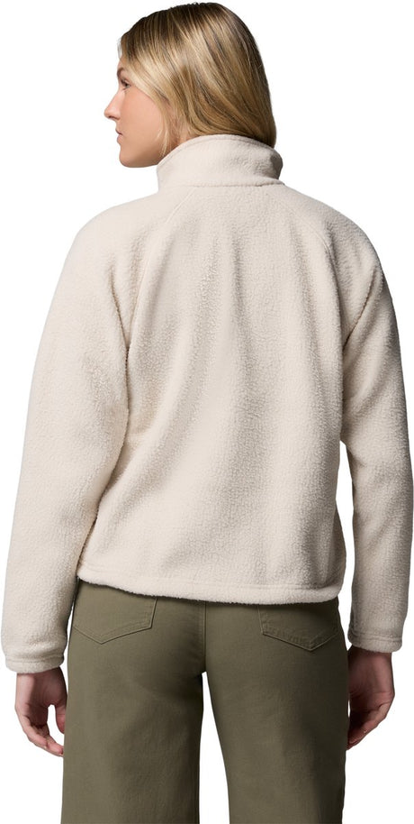 Columbia jasper ridge™ pebbled fleece half snap dark stone xl
