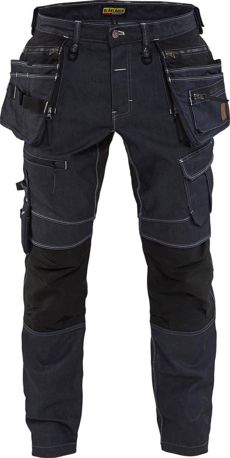 Blåkläder Arbeitshose Denim Stretch x1900 19901141 | marineblau schwarz | Größe c46 - 7330509531853