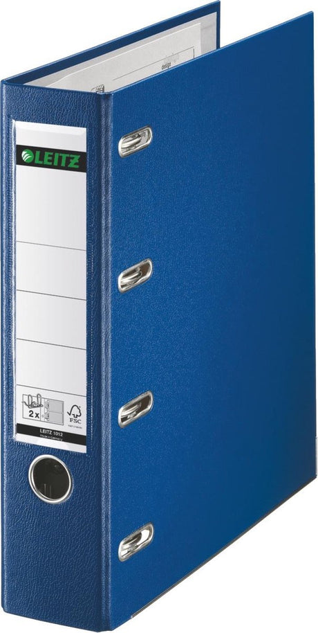 Leitz ordner a4 breed dubbel 1012 blauw
