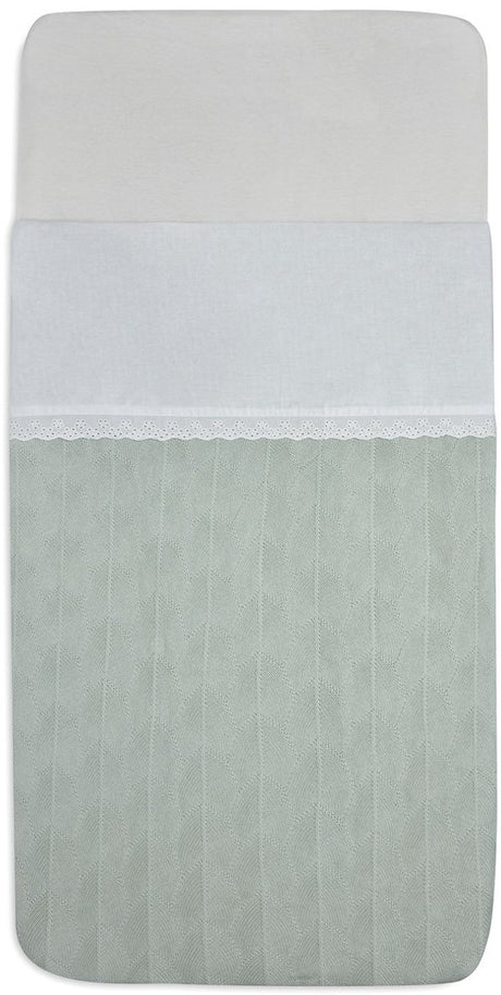 Jollein laken wieg 75x100cm lace ivory