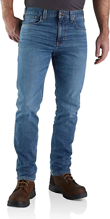 Carhartt slim fit 5-pocket tapered jean | houghton (lichtblauw) | 34 34 l