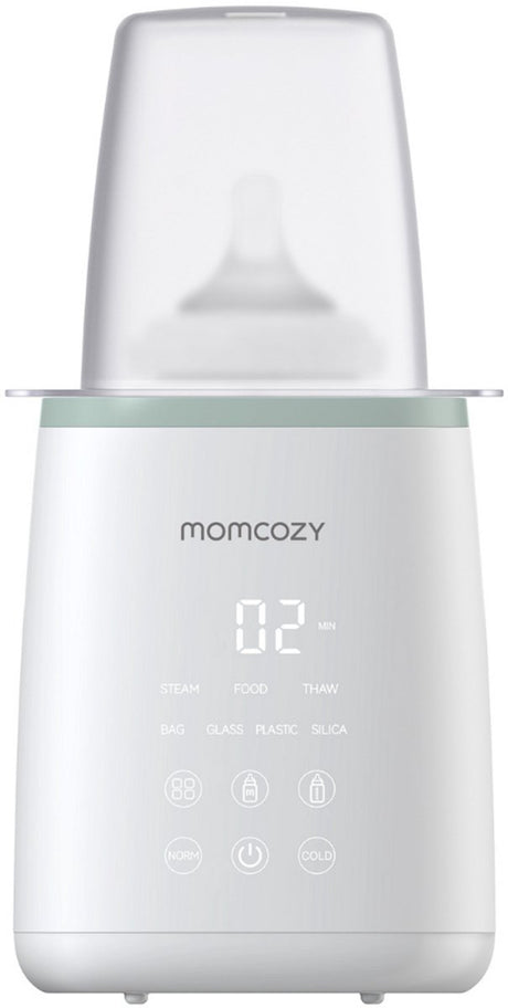 Momcozy Flaschenwärmer 6-in-1 – Milch-Babynahrung – 24 Stunden warm halten – für Flaschen, Gläser, Tüten