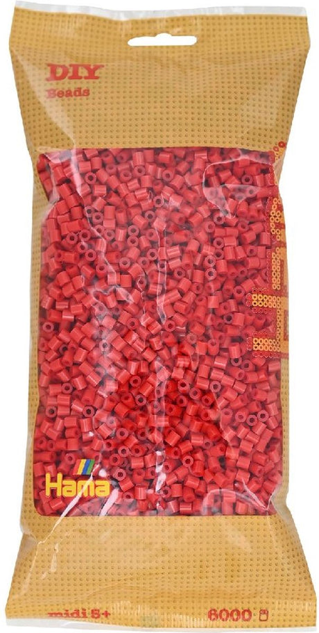 Hama Bügelperlen 6000 Stück rot