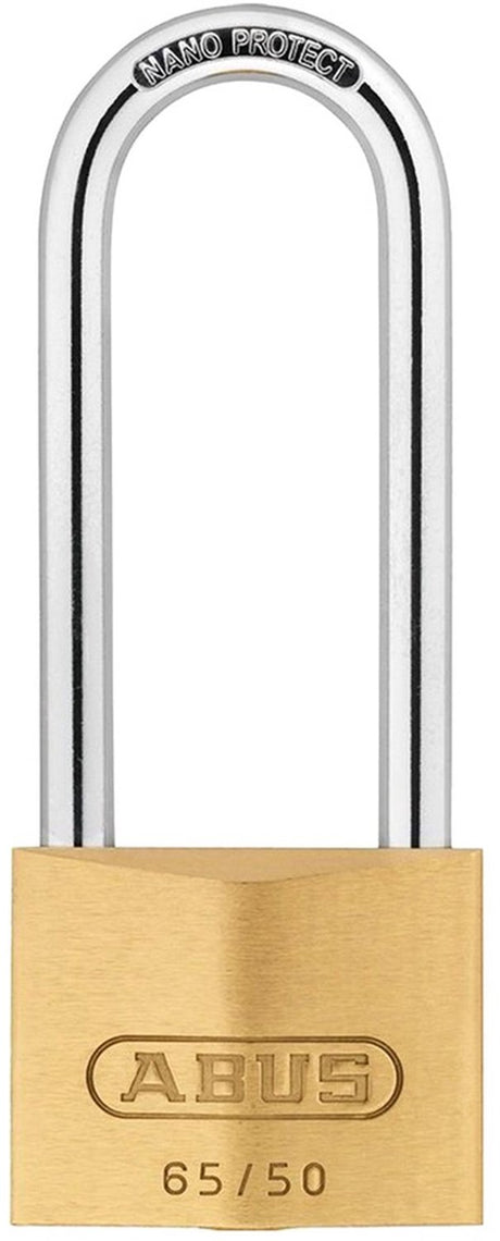Abus Vorhängeschloss – 50 mm – HB80 – Messing, Edelstahl (im Blister verpackt)