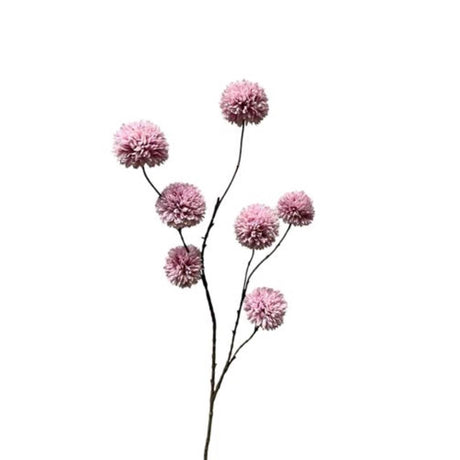 Roberts collection kunsttak pompom licht paars 98cm