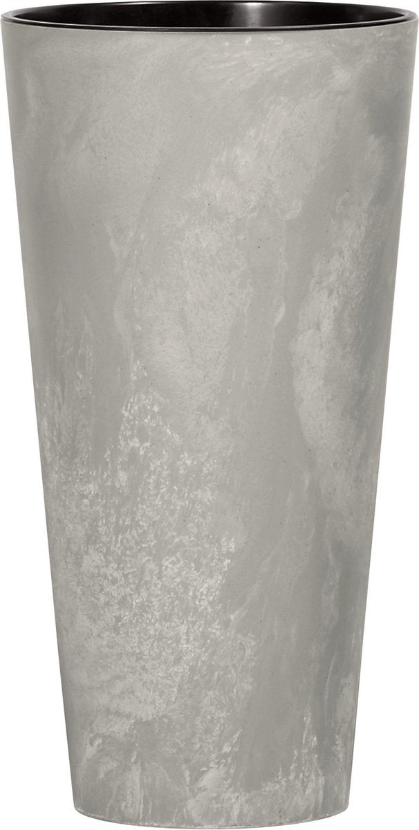 Prosperplast - bloempot - pot met een inzetstuk tubus slim beton - kleur en patroon imiteren beton