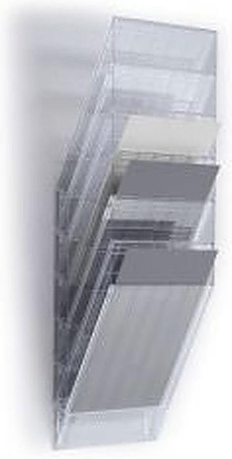Durable wandfolderhouder flexiboxx 6 a4 transparant