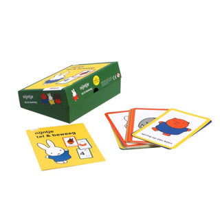 Miffy zählt und bewegt sich. 3+