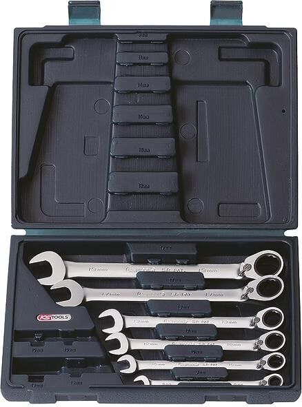 KS Tools KS-Tools Ratschenschlüsselsatz Gearplus Satz Ratschenschlüssel umschaltbar 6-tlg.