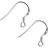 Creativ Company Ohrringhaken, L: 14 mm, Silber, 10 Stück 1 Box