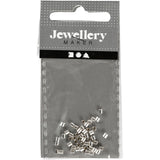 Creativ Company Quetschperlen, D 2 mm, Silber, 50 Stück 1 Box