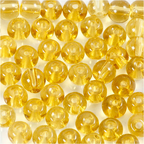 Creativ Company Glass Perlen Yellow, 45..