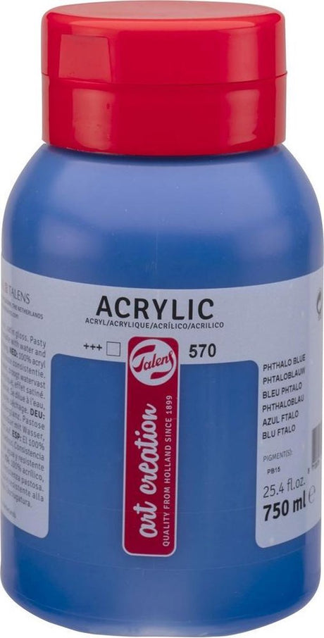 Talens Art Creation Acrylfarbtopf 750 ml Phthaloblau 570