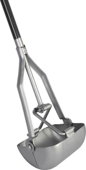 Sprachwerkzeuge – Brunnenschaufel – quadratisch – Aluminium – 15 x 15 cm – Metallstiel – 150 cm – hochwertig