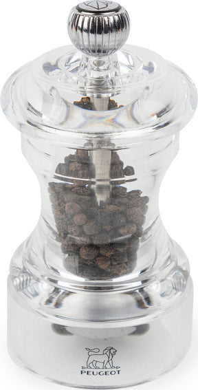 Peugeot Bistro Pfeffermühle 10 cm – transparent – Acryl