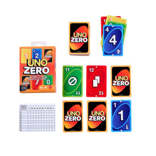 Mattel Uno Zero Kartenspiel