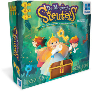 Megableu die Zauberschlüssel – bezauberndes Kinderspiel – märchenhaftes Brettspiel für 2-4 Spieler – ab 6 Jahren – ausgezeichnet in Deutschland