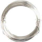 Creativ Company versilberter Draht, Stärke 0,6 mm, versilbert, 10 m 1 Rolle