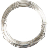 Creativ Company versilberter Draht, Stärke 0,8 mm, versilbert, 6 m 1 Rolle