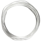 Creativ Company versilberter Draht, Stärke 1,2 mm, versilbert, 3 m 1 Rolle