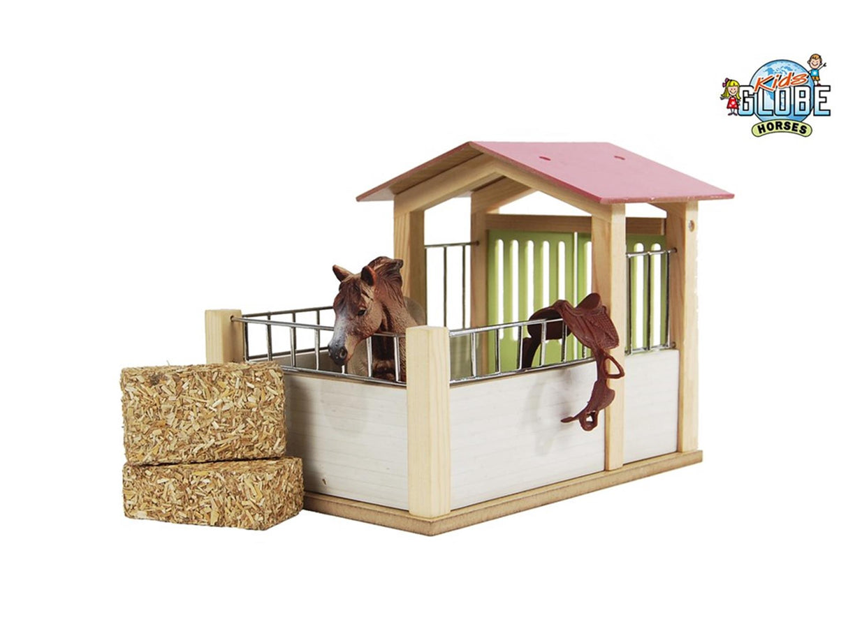 Kinderglobus Pferdebox 14x21,8x14cm rosa