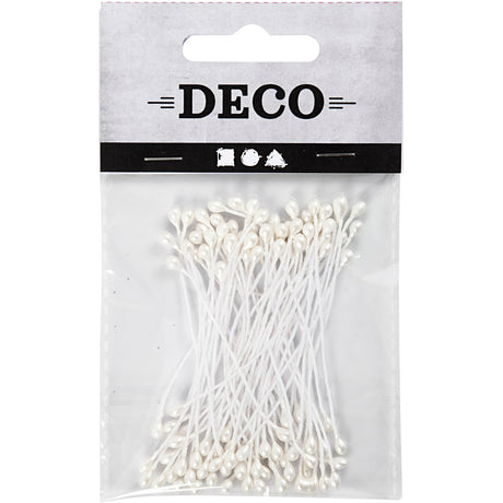 Creativ Company Bloemmeeldraaden White Pearl, 100..