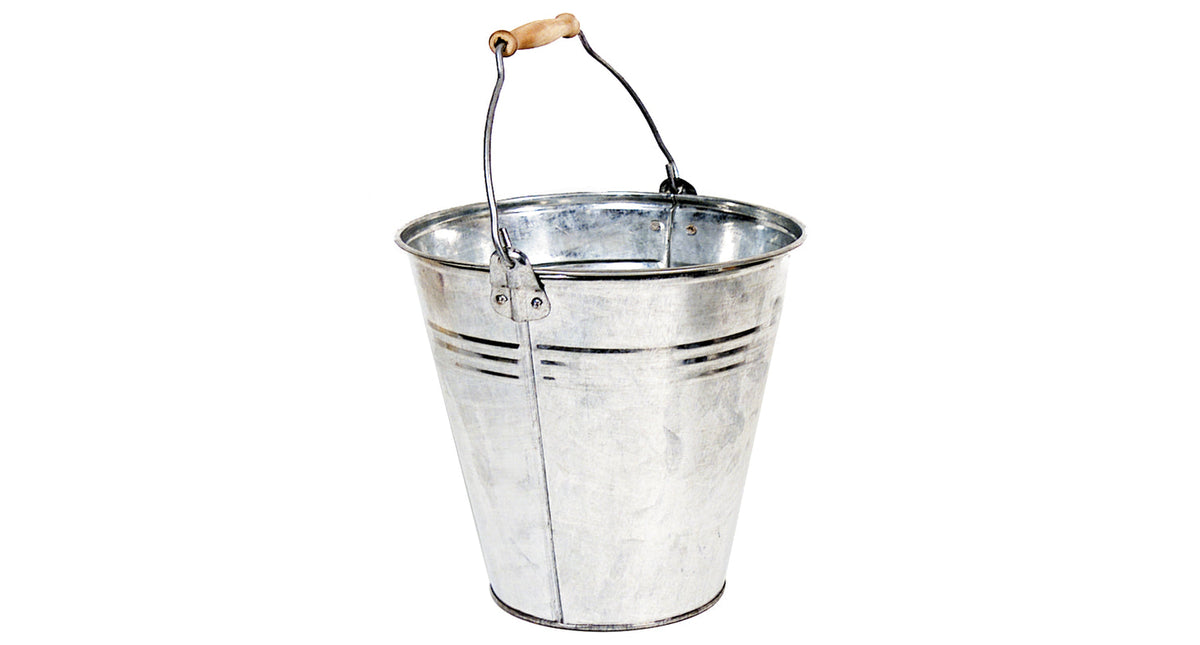 Zinc natural bucket 2 litres d16h14
