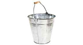 Zinc natural bucket 2 litres d16h14