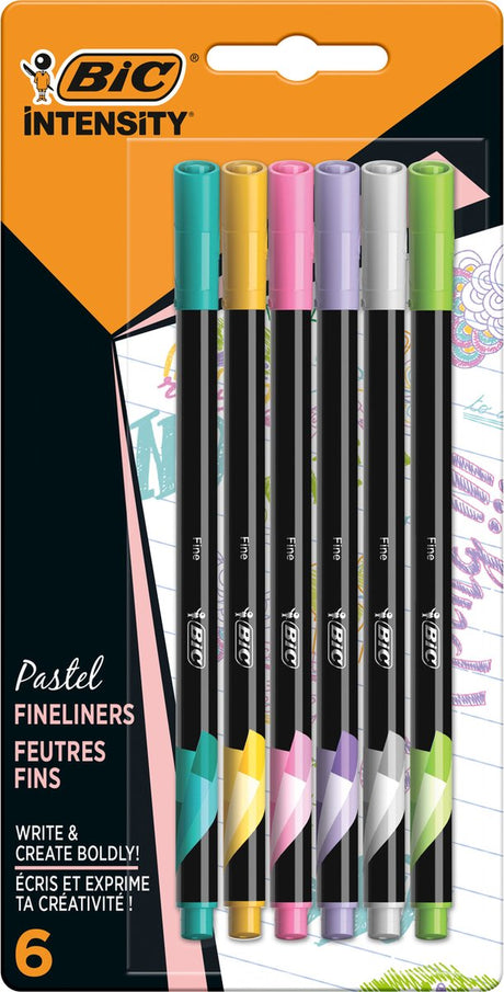BIC -Intensität Fineliners Pastell, 6st.