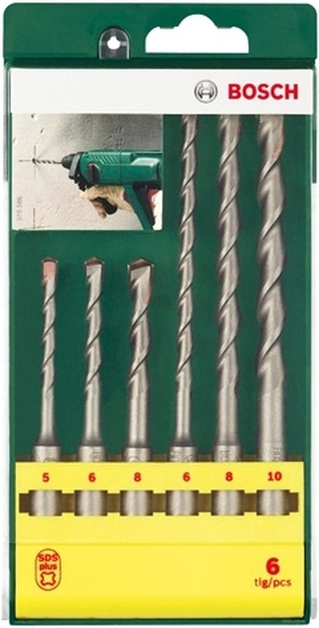 Bosch Hammerbohrer-Set – 6-teilig – SDS Plus