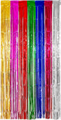 Folat party products folat - deurgordijn folie multikleur 2x1 meter
