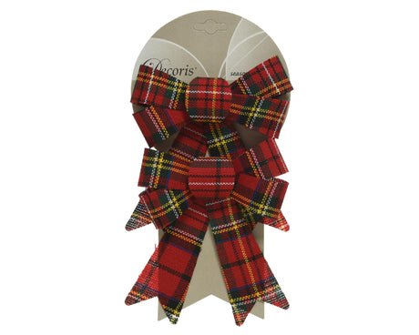 Decoris strik ruit polyester 2-delig 14x17cm