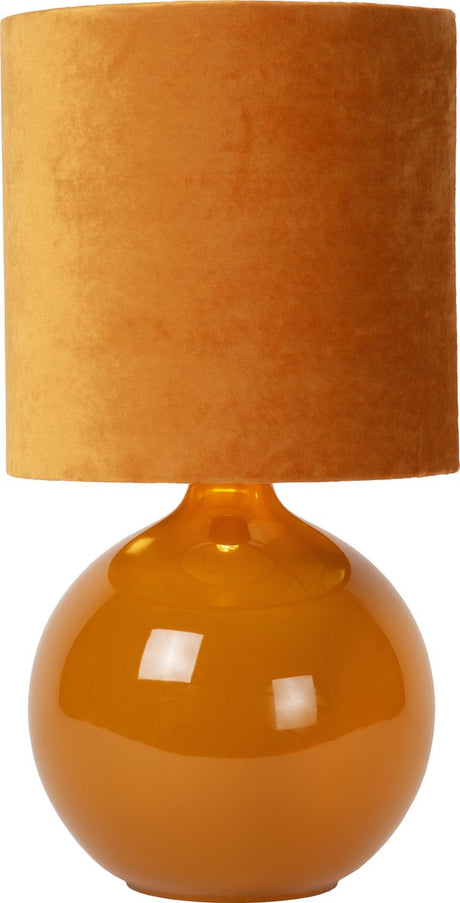 Lucide esterad - Tischlampe - ø 24 cm - 1xe14 - ockergelb
