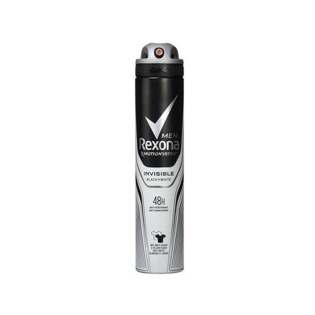 Rexona Deodorant Spray Herren 200ml schwarz unsichtbar